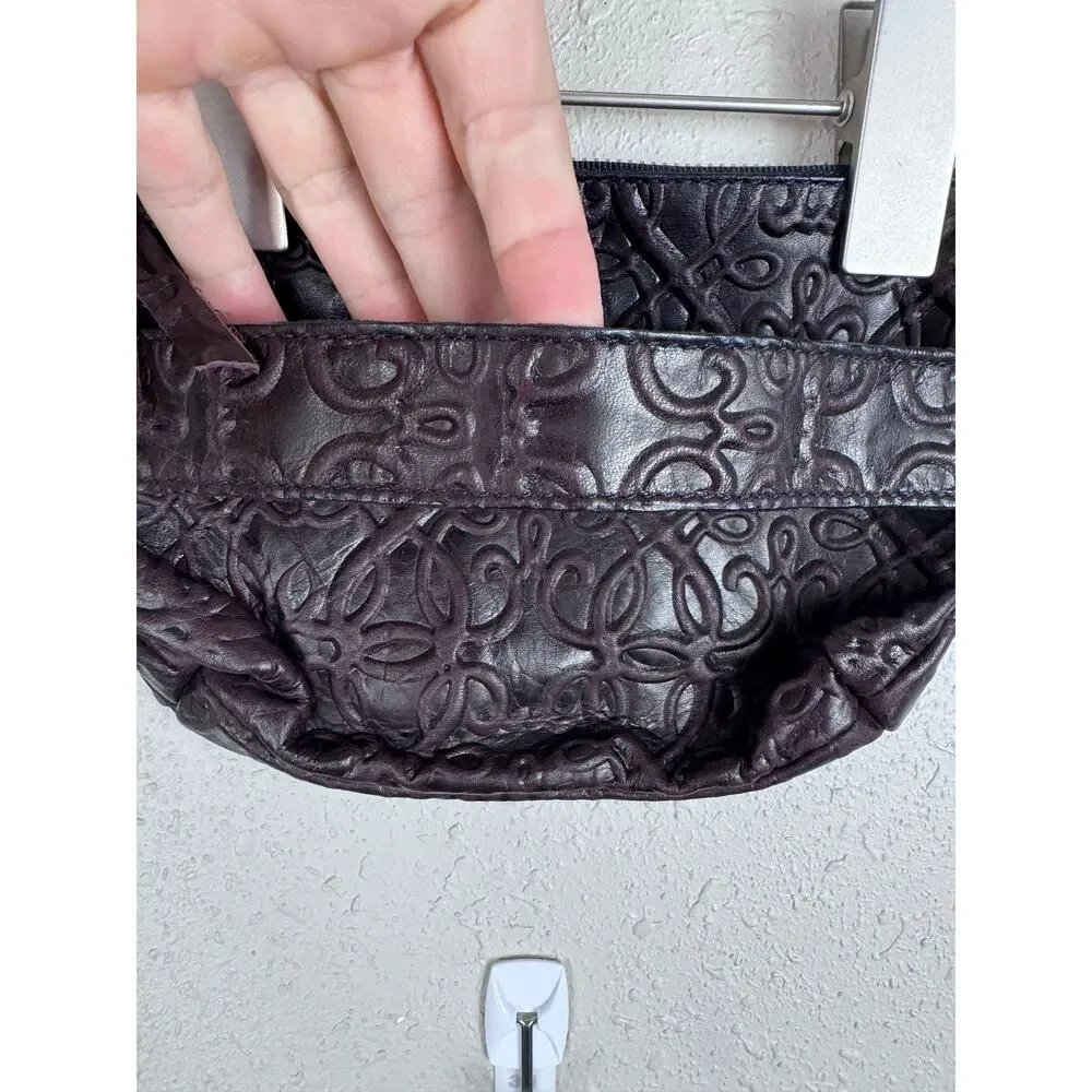 Alex and Ani Leather Zipper Pouch